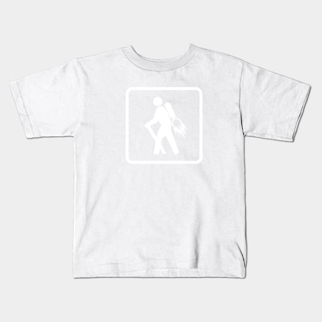 Jetpacker ahead! Kids T-Shirt by SMcGuire